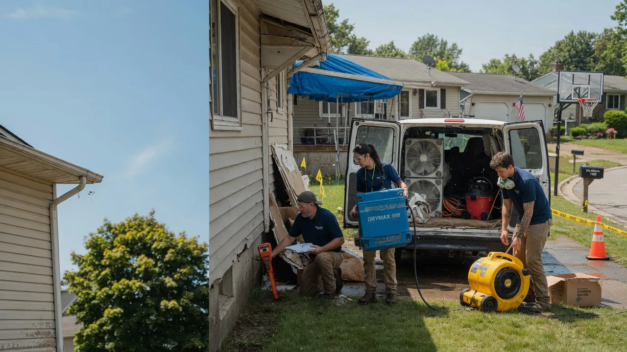 Ceiling Leak Cleanup in Cuba, IL near me