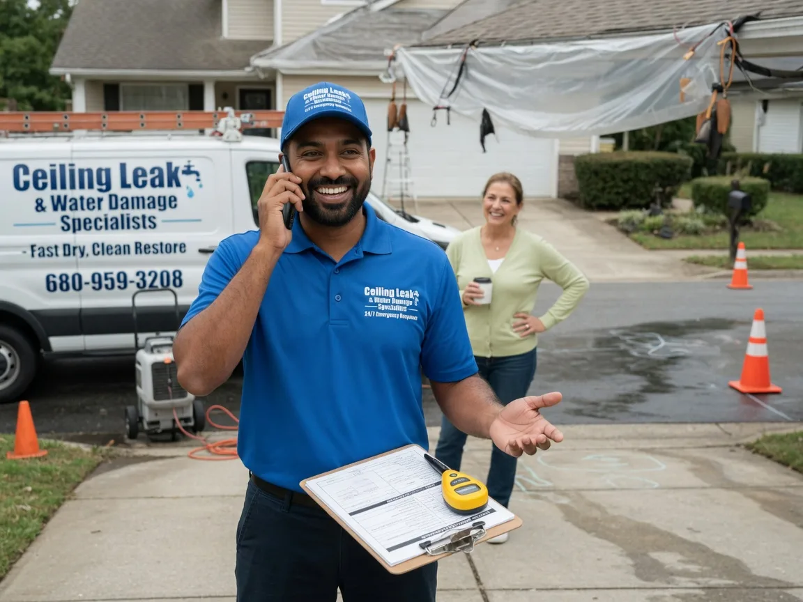 Ceiling Leak Cleanup Cuba, IL FAQs